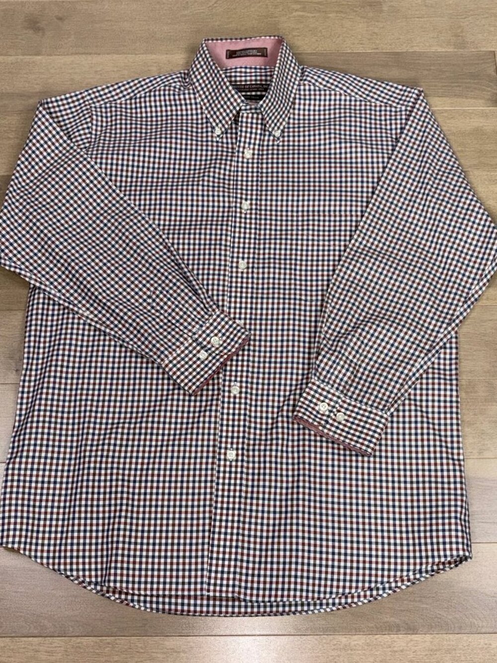 FORSYTH of CANADA men's plaid shirt Large